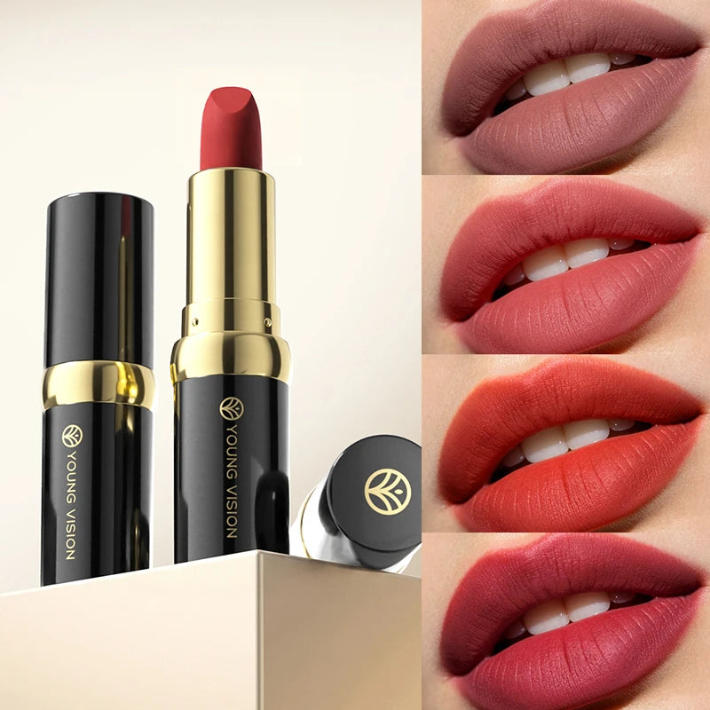 Velvet Matte Lipstick – Long Lasting Waterproof – Velvet Matte – Red | KIMLUD