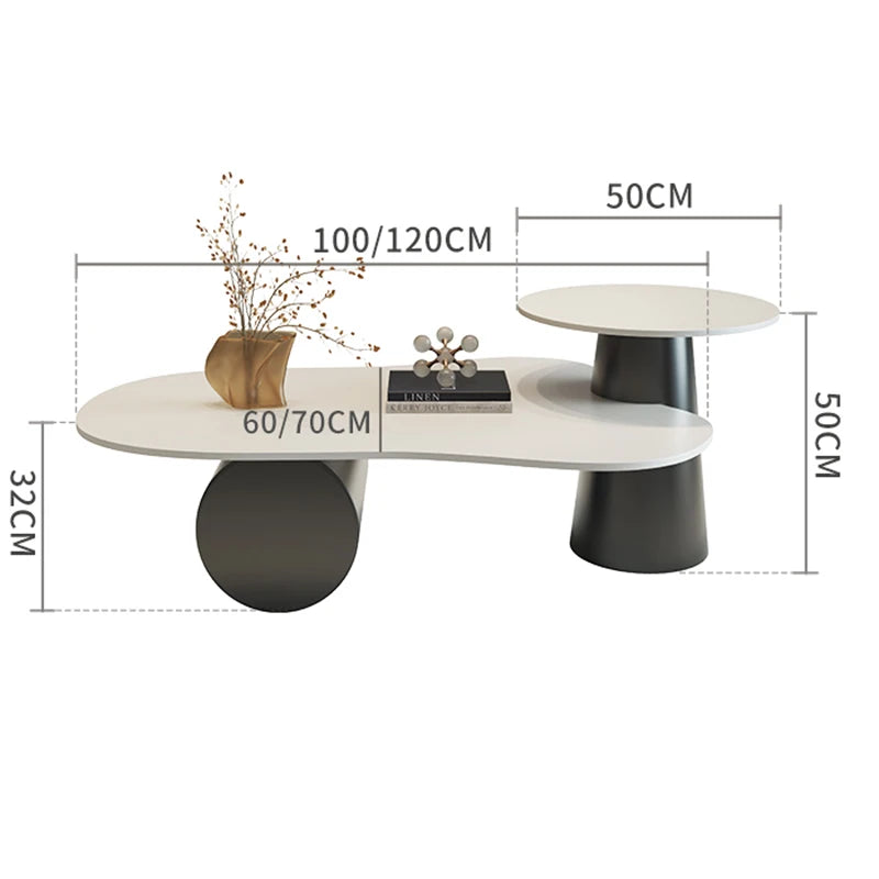 Wooden Side Table Modern Minimalist — Natural | KIMLUD