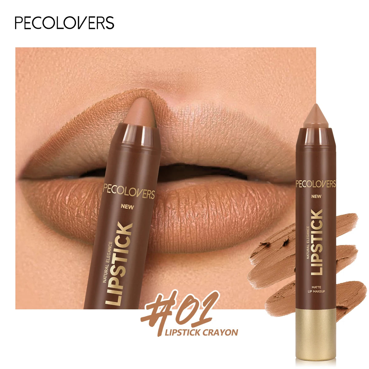 Fine Tip Lip Liner Pen Soft Mist Matte Finish — Brown Red | KIMLUD