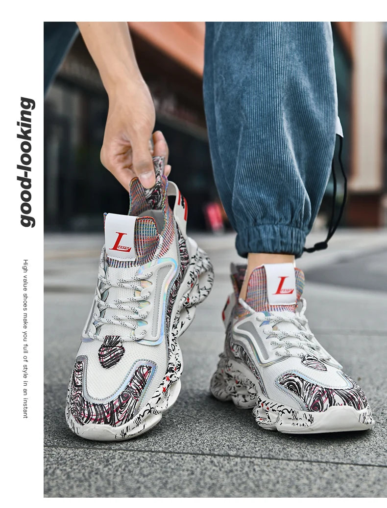 Men shoes Sneakers Male tenis Luxury shoes Mens casual Shoes Trainer Race Breathable Shoes fashion loafers running Shoes for men
