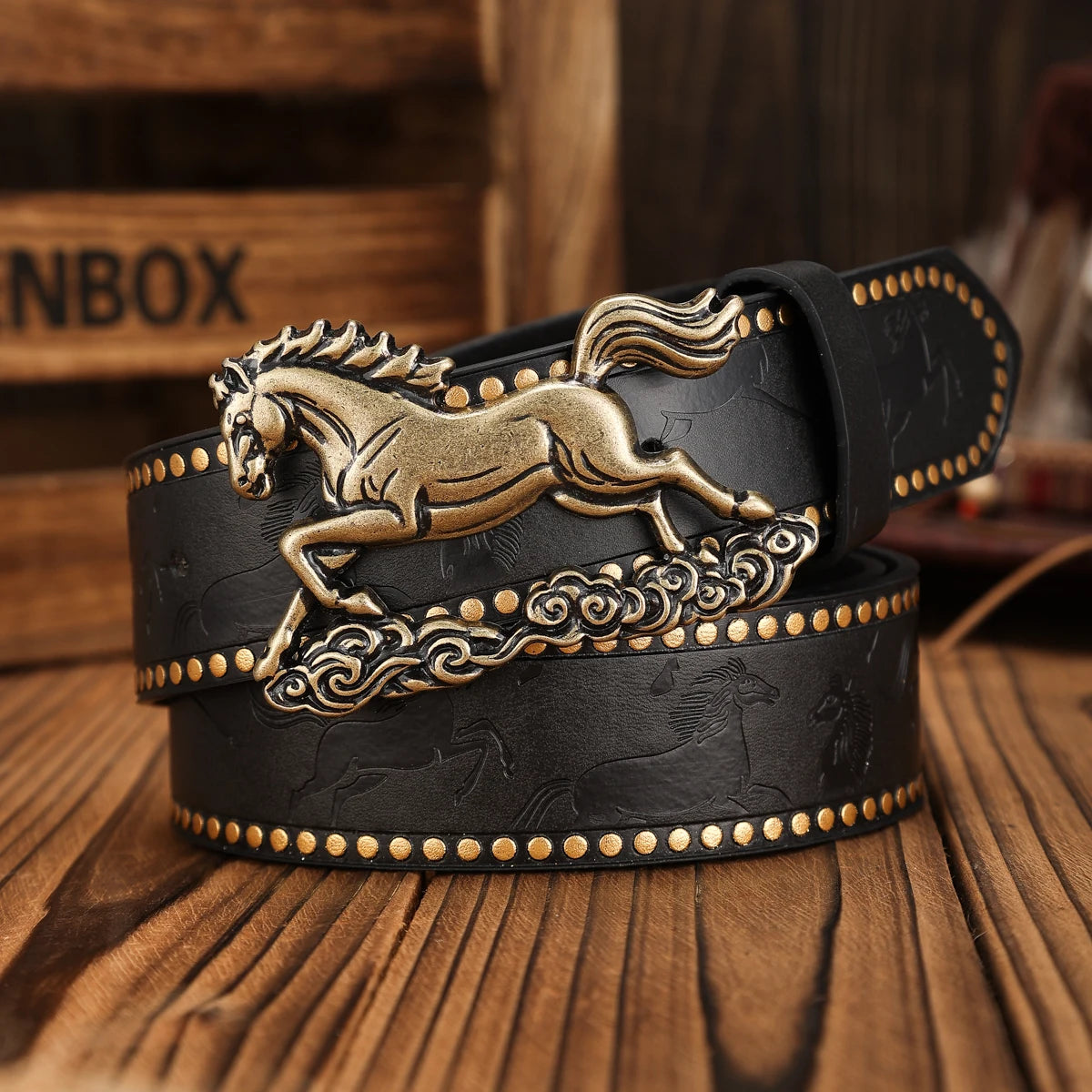Belt – Unisex PU – Western Denim Retro Style For Daily Casual | KIMLUD