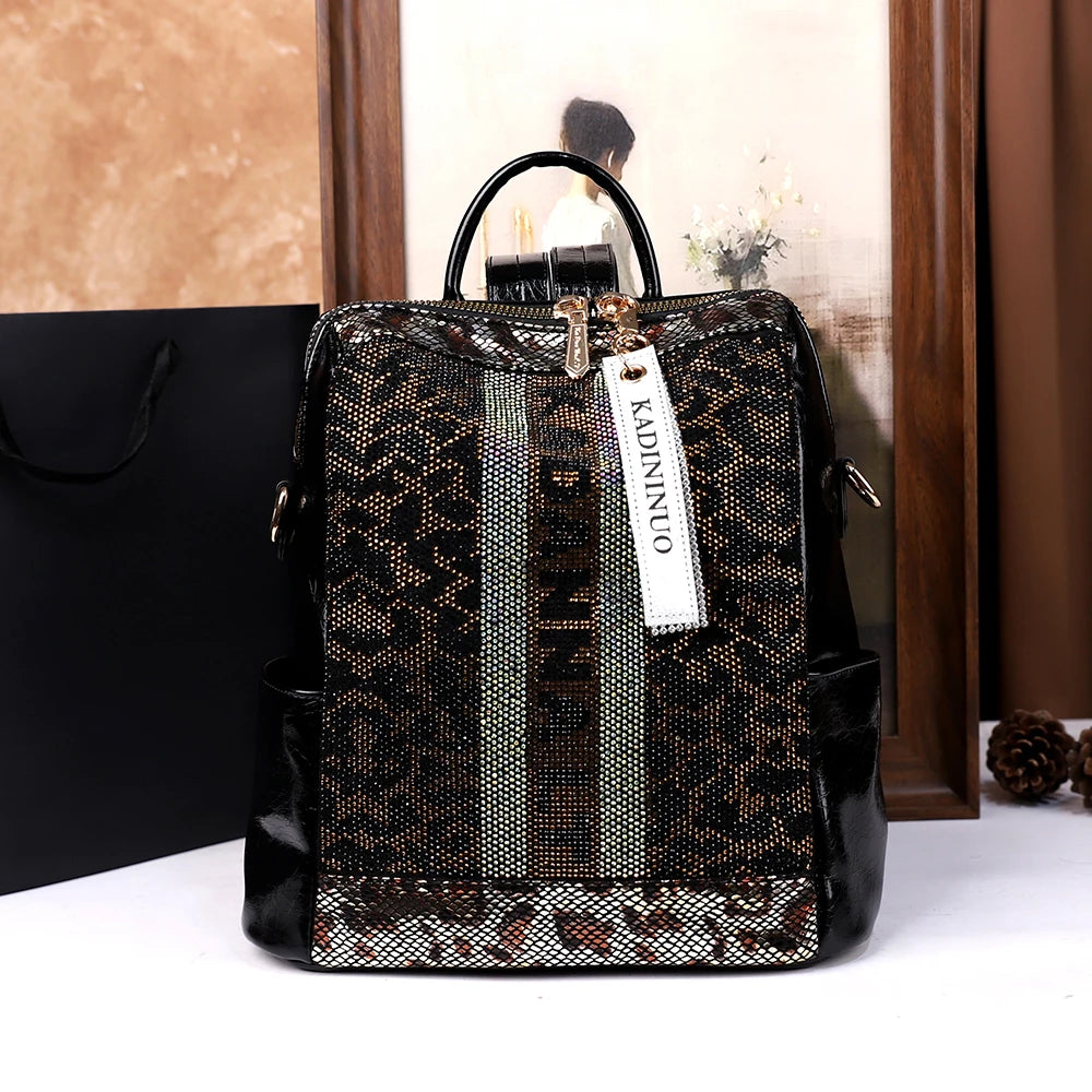 Three-In-One Backpack Softback Travel — Black | KIMLUD