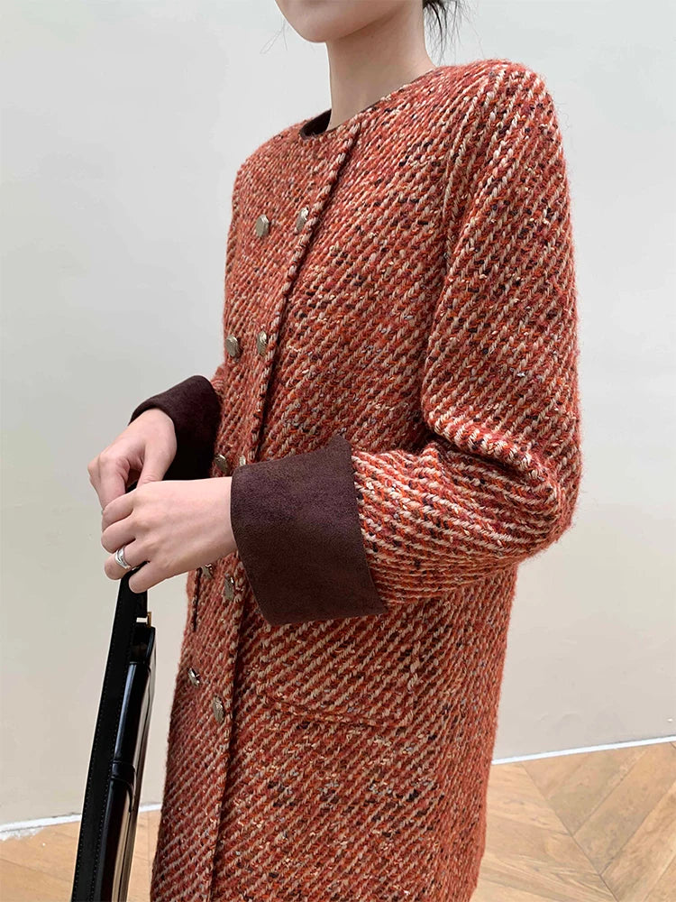 Dresses – Autumn Winter Socialite Style – Polyester – Loose Fit | KIMLUD