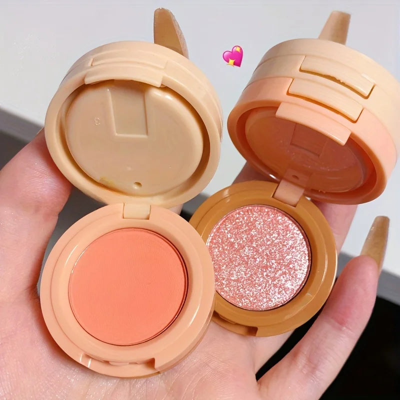 Matte And Pearlescent 3in1 Makeup Palette — Rose Petal Pink | KIMLUD