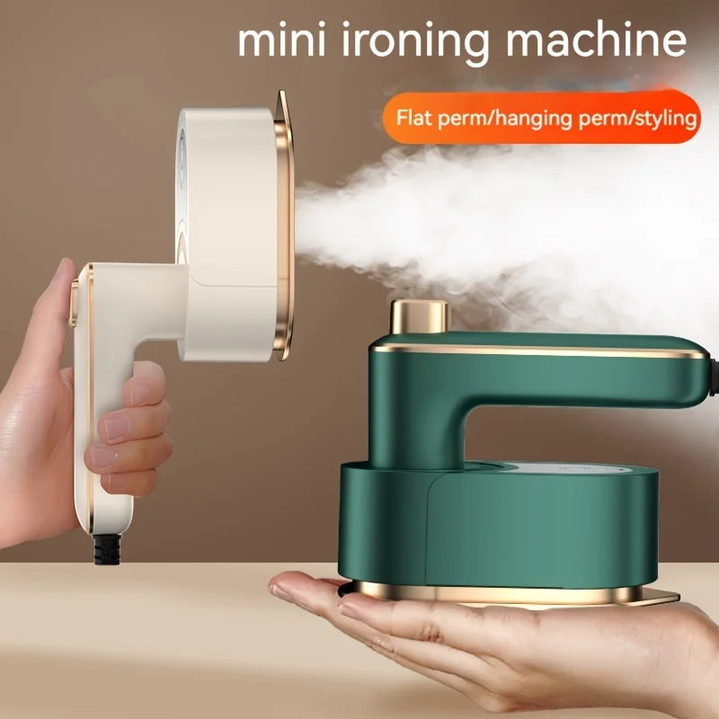 KIMLUD, 100V-230V Mini Steam Iron for clothes Travel Portable Garment Steamer Professional Home Heat Press Dry Wet Clothes Ironing 2024, KIMLUD Womens Clothes