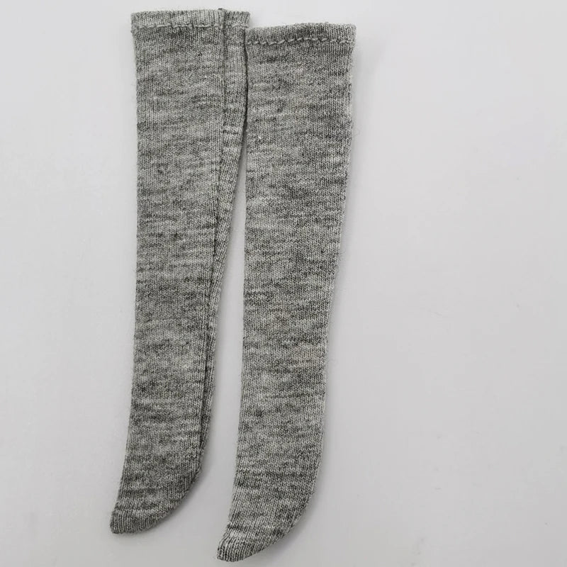 Cloth Socks For Blythe Doll Long Stockings — Black | KIMLUD
