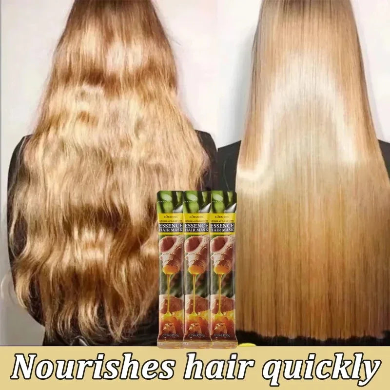 Keratin Hair Mask Magical 5 Second Repair Damage Frizzy Soft Smooth Shiny Hair Deep Moisturize Treat Repair Hair Care Mask