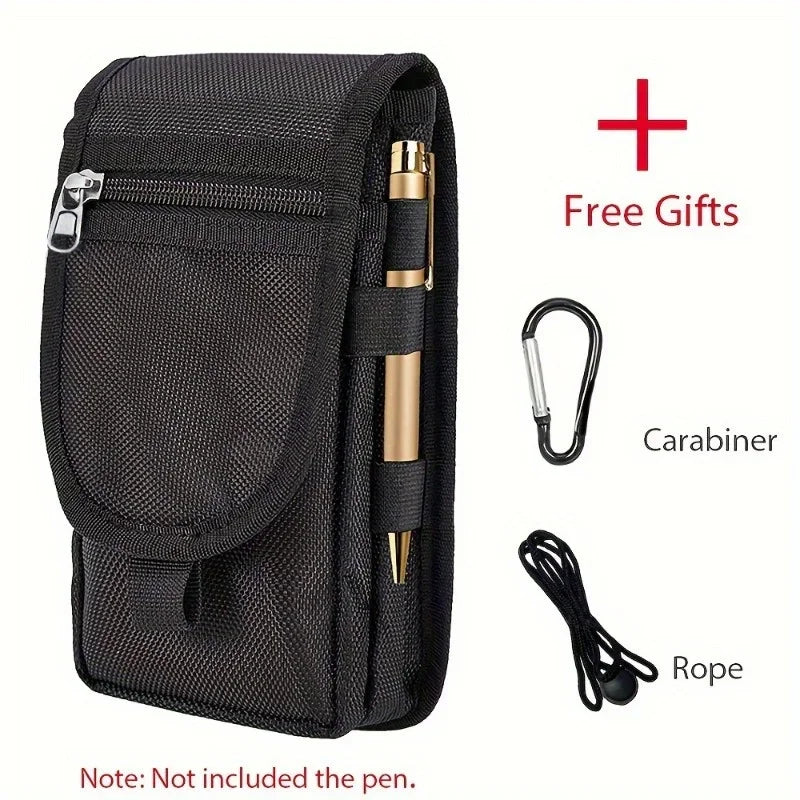 Phone Belt Pouch – 6.3 Inch Multi-Functional Bag – Nylon | KIMLUD