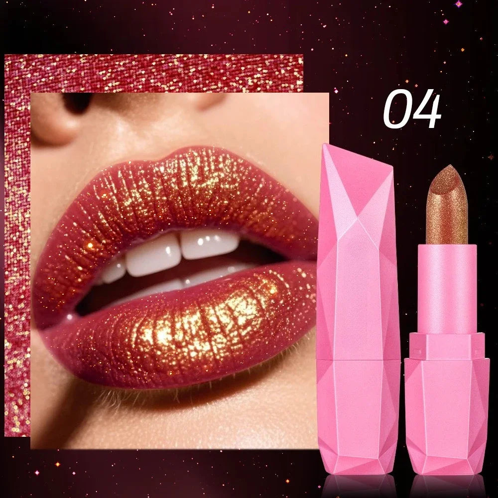 Lipstick – Glitter Lipstick Hydrating Formula – Lip Color | KIMLUD