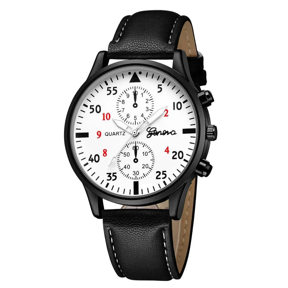 Top Brand Luxury Men's Watch Fashion Watch For Men Watch Sport Watches Leather Casual Wristwatch Reloj Hombre erkek kol saati