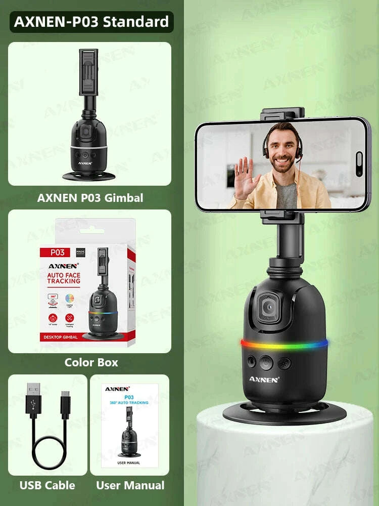 ai-face-tracking-gimbal-mobile-phone-stabilizer-360-auto-rotate-selfie-stand-for-iphone-15-pro-max-android-optional-tripodkimludkimlud-35561638