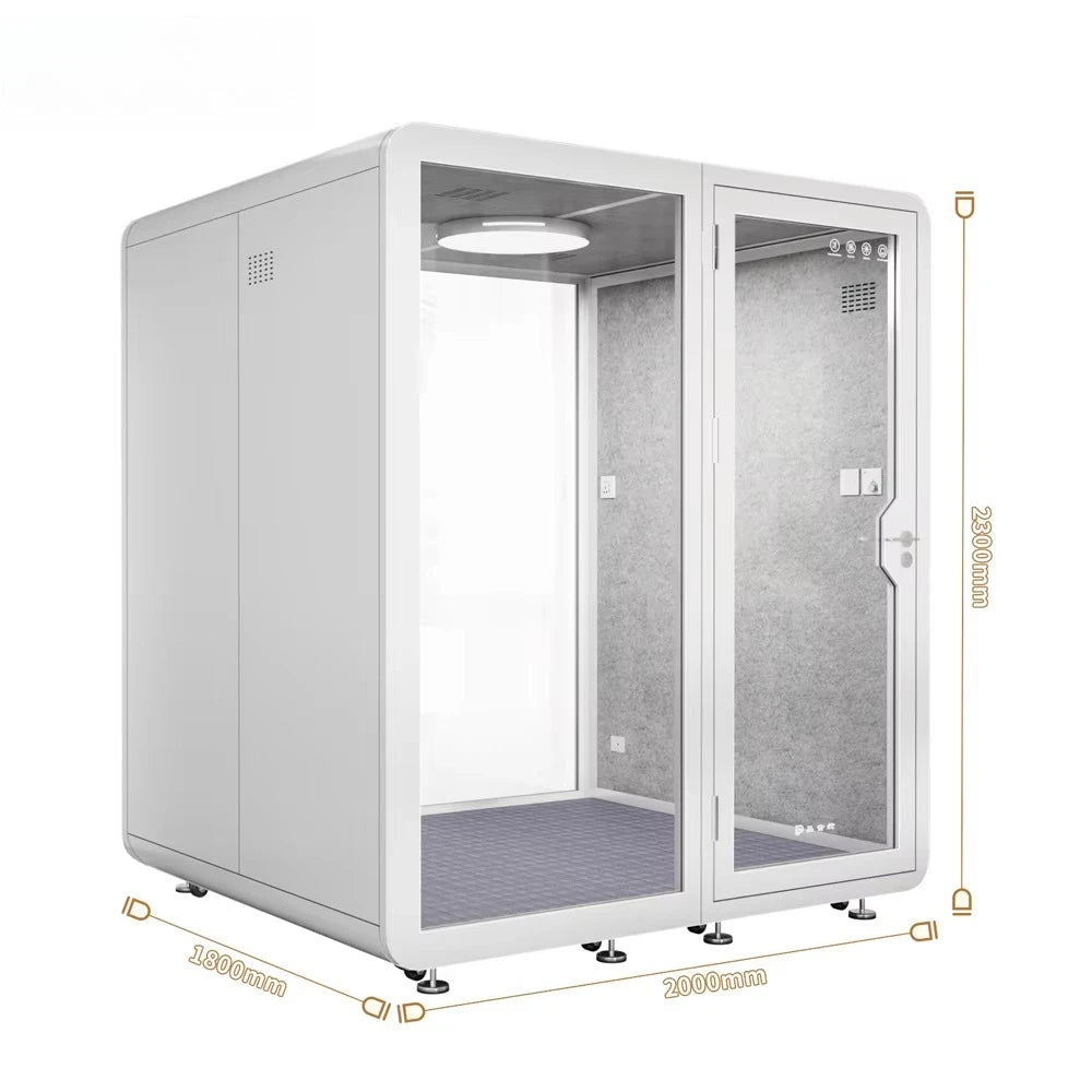 Soundproof Booth - Silent Acoustic Cabin - Steel Frame | KIMLUD