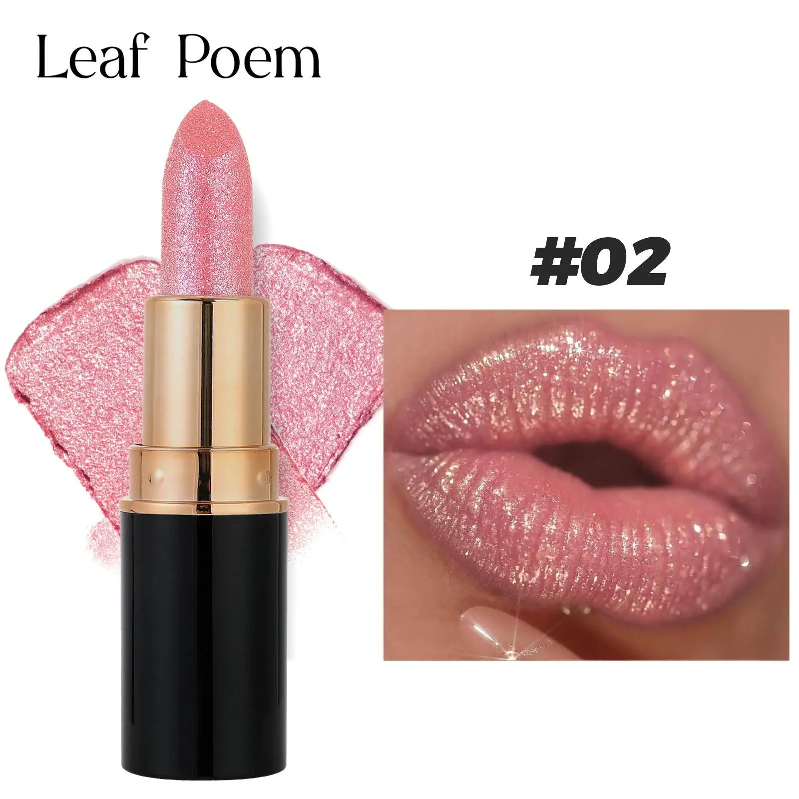 Pearlescent Lip Gloss Long-Lasting Hydrating — Rosy Pearlescent Pink | KIMLUD