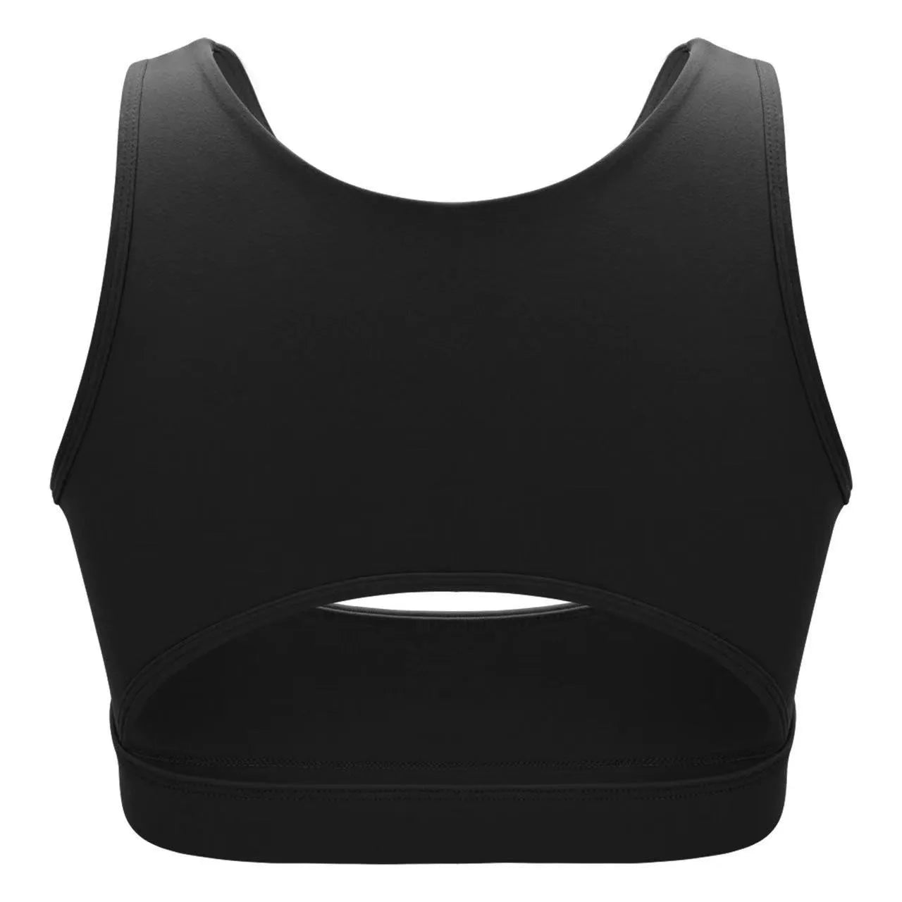 Hollow Sports Bra High Impact Push Up — Naked | KIMLUD