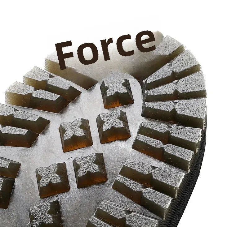 Women's Motorcycle Boots 10 Holes Thick Bottom Side Zipper British Style Long Booties Flatform Work Boots round Toe Mid Heel