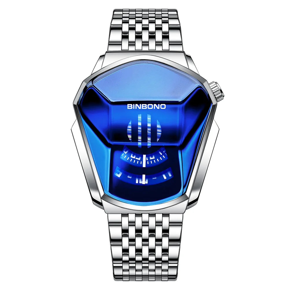 Original BINBOND Top Brand Luxury Military Fashion Sport Watch Men gold Wrist Watches Man Clock Casual Chronograph Wristwatch