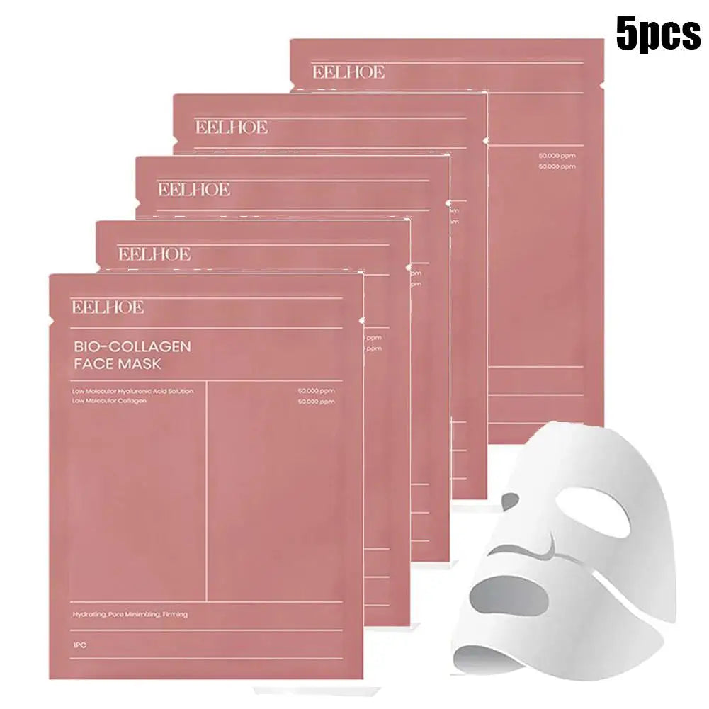 Bio Collagen Face Mask Deep Hydrating Overnight — Rose Pink | KIMLUD