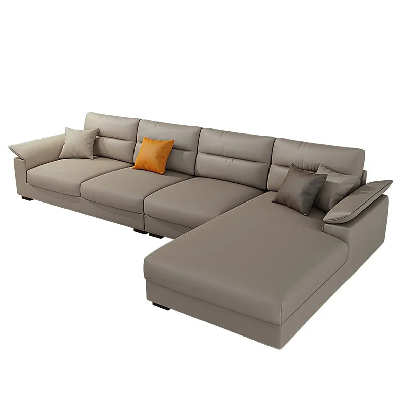 Nordic Waterproof Lounger Sofa Modern Minimalist — Ivory | KIMLUD