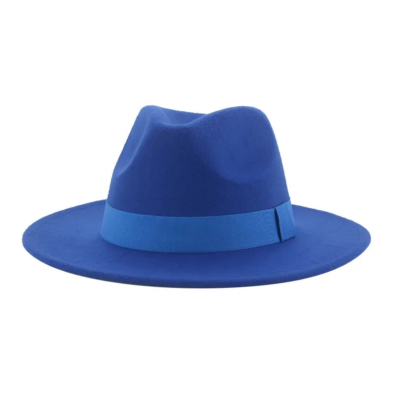 Fedora Hat – Unisex Decorative – Cotton-Polyester | KIMLUD