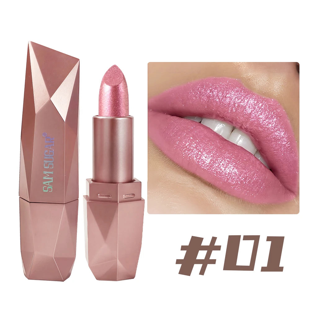 Gold Lipstick Diamond Pearl Sparkle — Rose Gold | KIMLUD