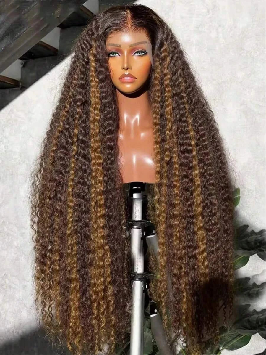 Lace Front Wig – Deep Wave – Remy Brazilian Hair – Transparent | KIMLUD