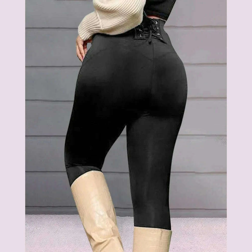 women-solid-color-slim-leggings-pants-back-waist-strap-design-waist-lift-hip-tight-trousers-ankle-length-slimkimlud-womens-fashion-34619069