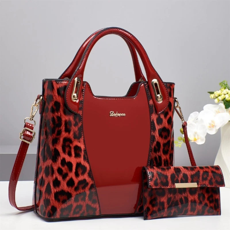 Crossbody Bag – Large Capacity – Patent Leather | KIMLUD