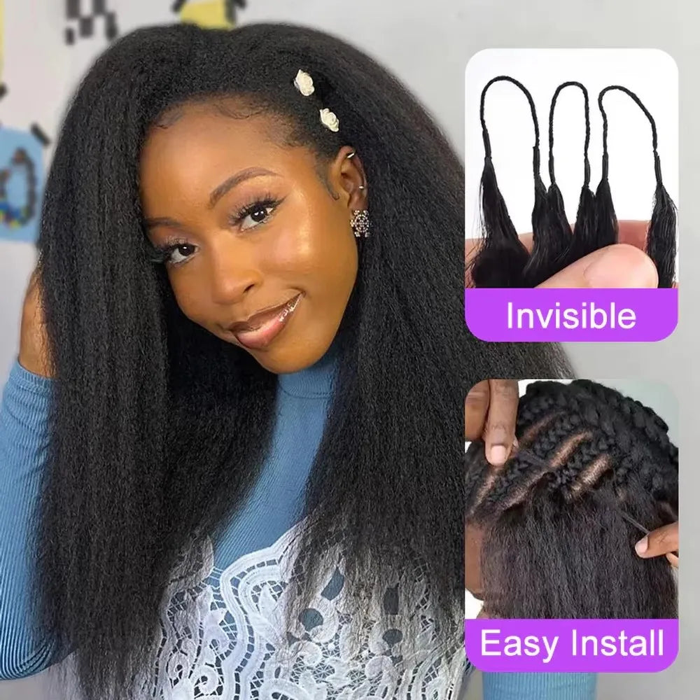 Hair Extensions – Knotless Feather Crochet – Virgin Human Hair | KIMLUD