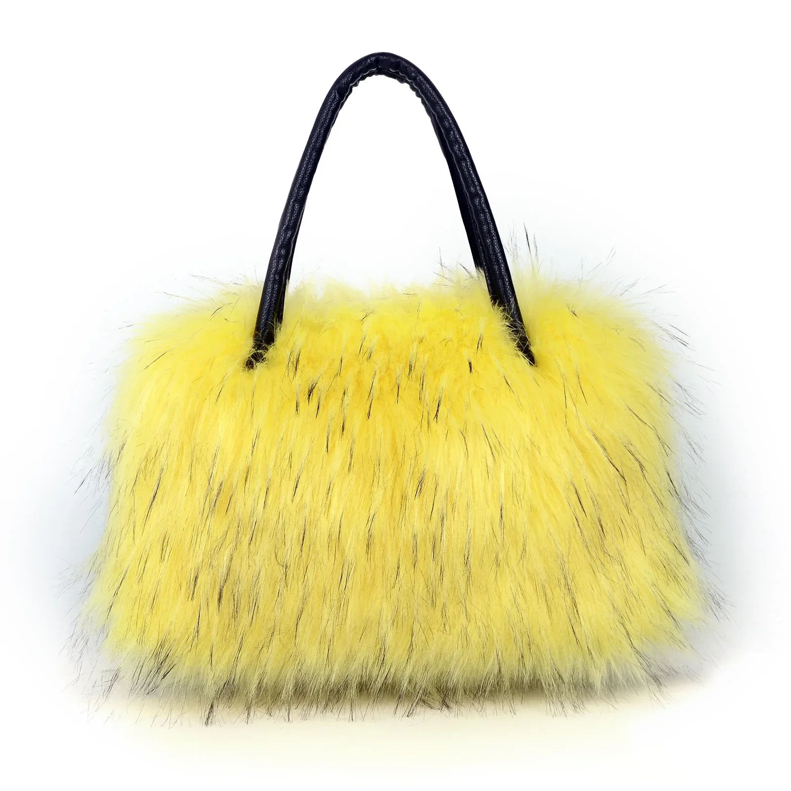 New Winter Plush Bag Long Fur Handbag Women's Crossbody Bag Fashion Trend Shoulder Bag Purses and Handbags
