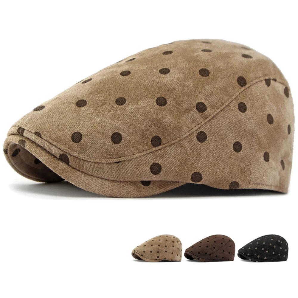 Beret – Retro Artist Painter Style – Faux Suede | KIMLUD