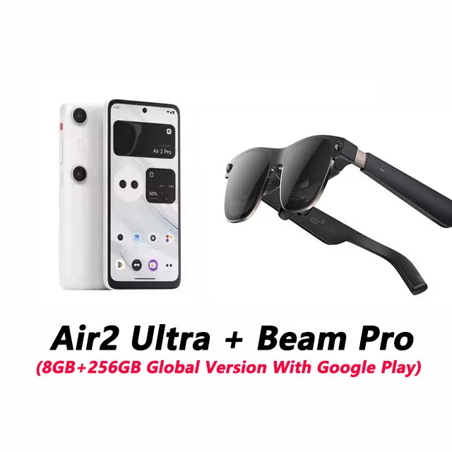 XREAL Air 2 Ultra Smart AR Glasses Set 6 DoF 52 Fov 4K 3D HD 385'' Giant Screen View Nreal Air2 Ultra Tracking Smart Glasses