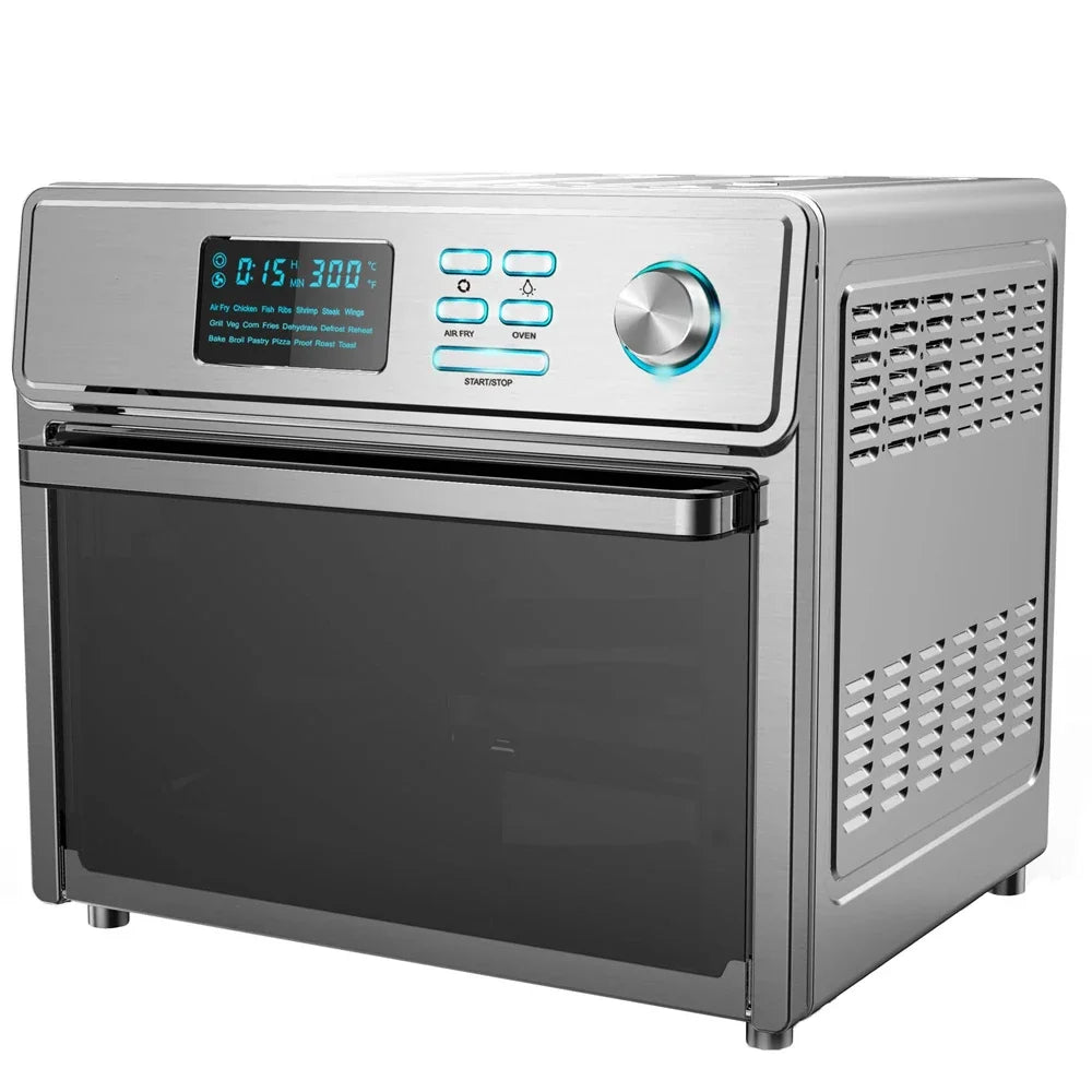 Stainless Steel Air Fryer Oven Digital Oil-Free 25L — Stainless Steel | KIMLUD