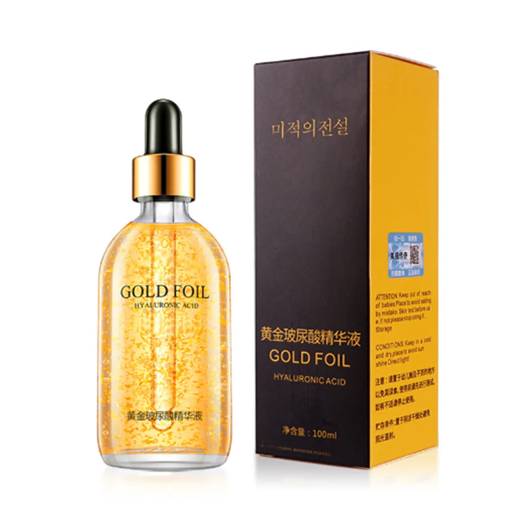 24K Gold Serum Hyaluronic Acid Anti Aging Lifting — Clear | KIMLUD