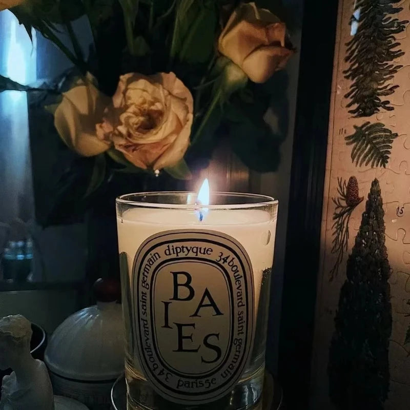 70g Classic Baies Aromatherapy Candle Natural Plant Essential Oil Mini Amber Scented Candle Home Fragrance Decor Christmas Gift