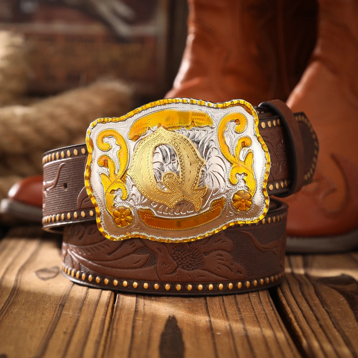 Vintage PU Leather Western Solid Belt — Black | KIMLUD
