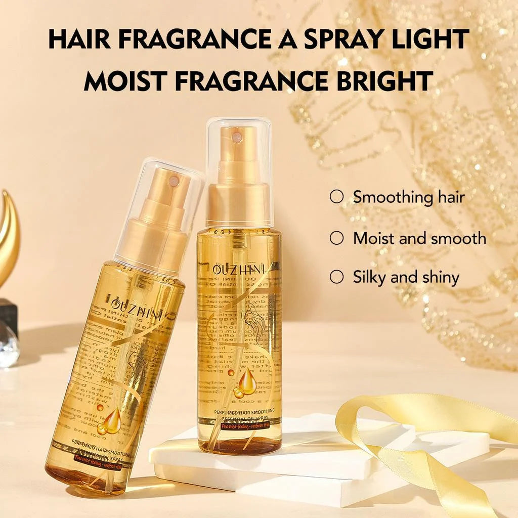 Deep nourishing hair care essential oil spray can increase luster and improve hair repair and damage fragrance