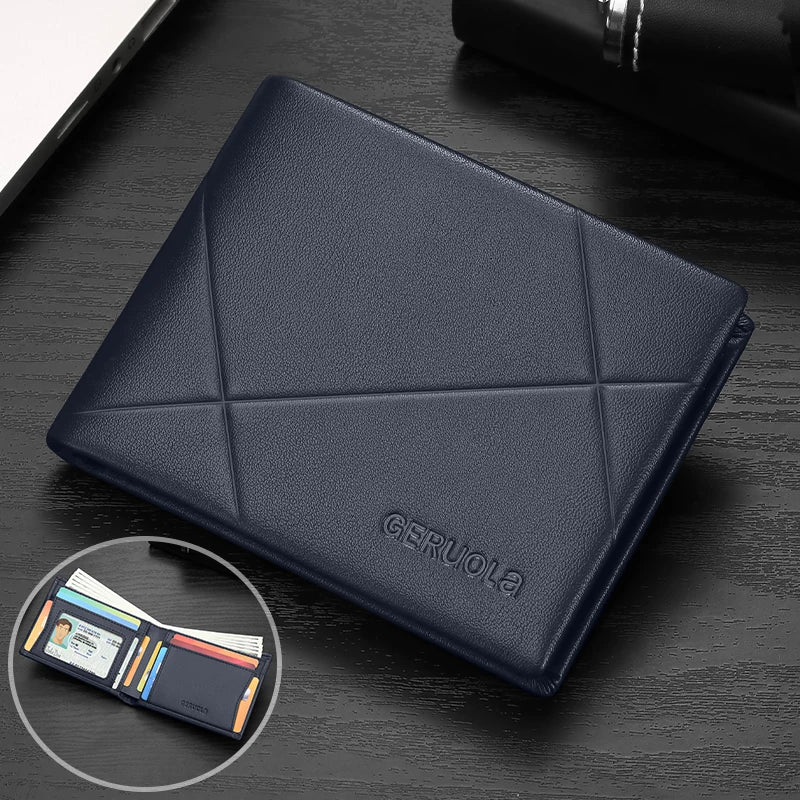 Men's Wallet – RFID Protection – Genuine Leather | KIMLUD