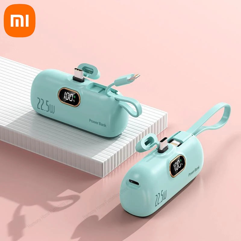 Xiaomi Mini Convenient Mobile Power Bank 30000mah Portable Fast Charging Suitable For iPhone 16  Samsung Xiaomi External Battery
