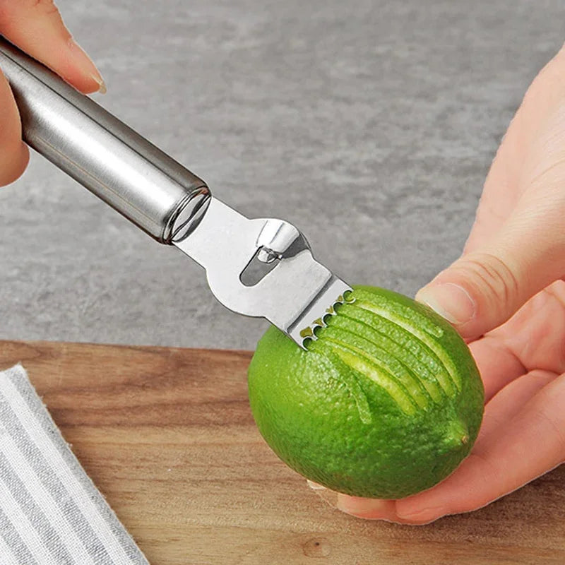 Lemon Zester Grater – Zester Channel Knife – Stainless Steel | KIMLUD