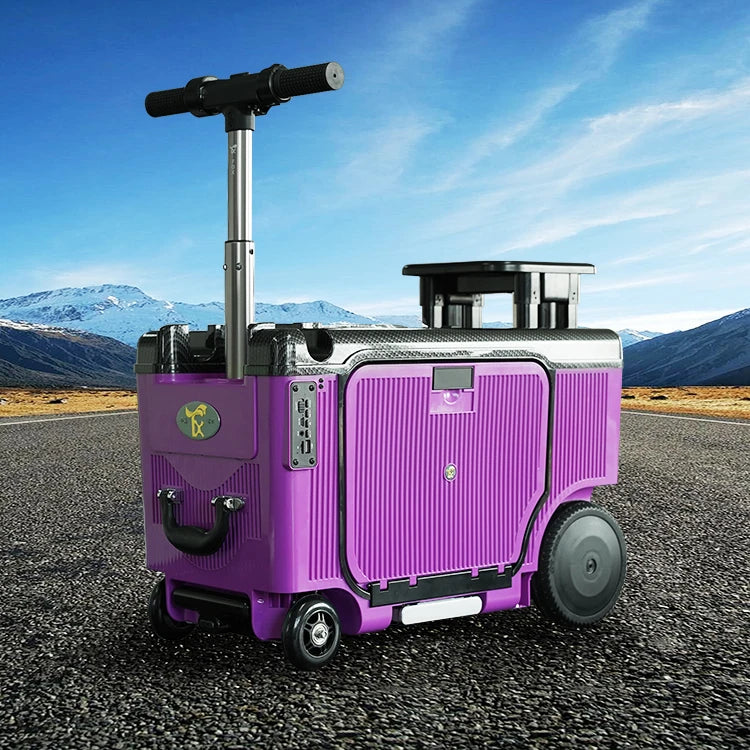 ABS-PC Luggage 20 Inch Electric Trolley — Custom Color | KIMLUD