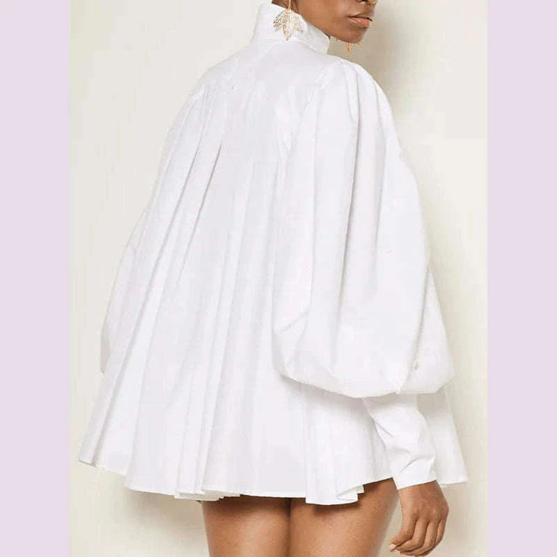 modigirl-2025-cotton-women-tops-and-blouses-summer-fall-high-neck-casual-oversize-puff-sleeves-buttoned-streetwear-shirts-femalekimlud-womens-fashion-34603148