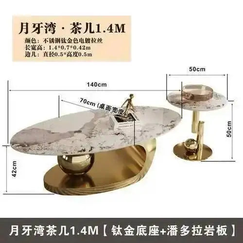 Nordic Living Room Coffee Tables Modern Design Decor Oval Coffee Tables Minimalist Mesa De Centro De Sala Home Furniture