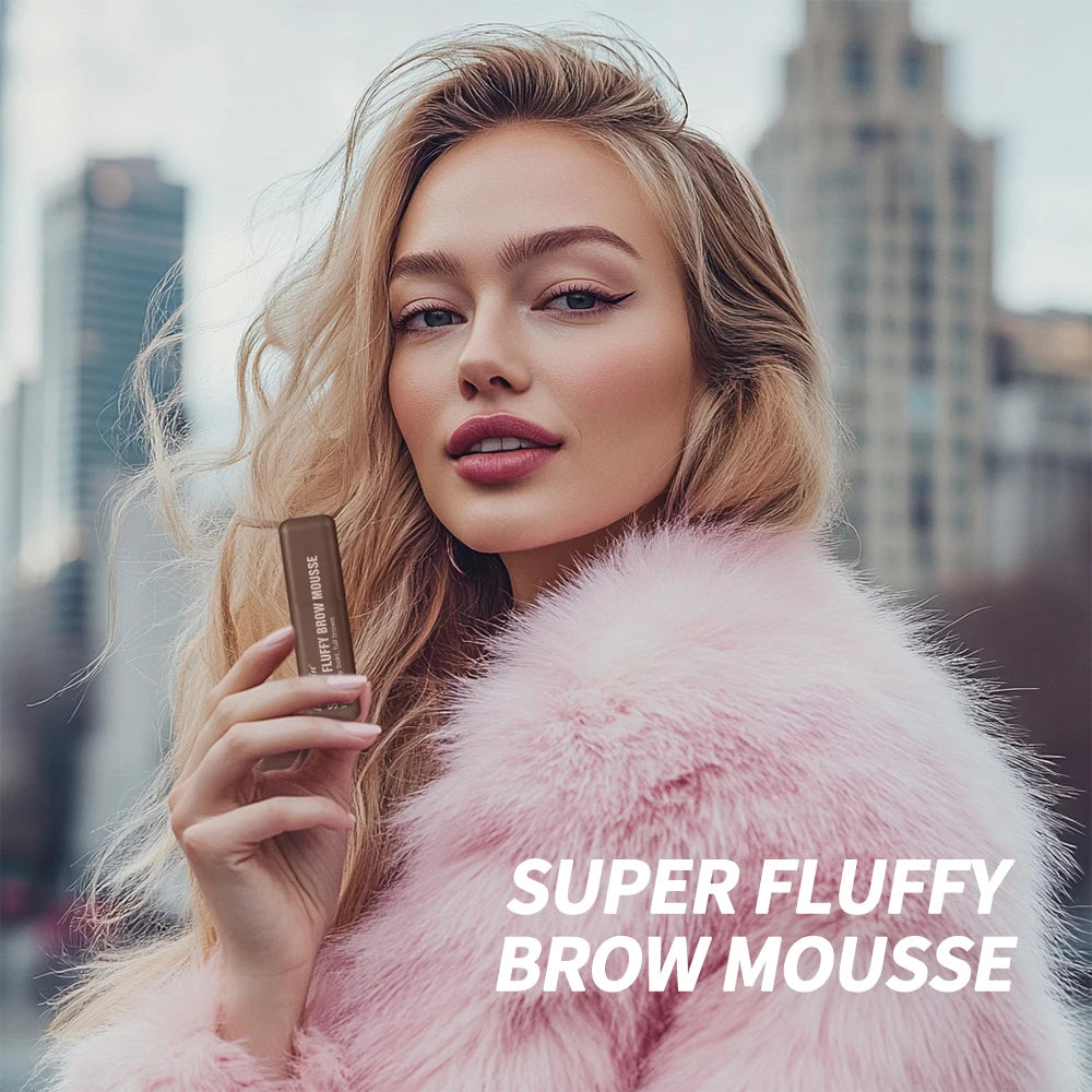 Waterproof Eyebrow Mousse Superfluff Volumizing Brow Thick Fluffy Brows Soft Long-lasting Makeup Fluffy Thick Eyebrows  Makeup