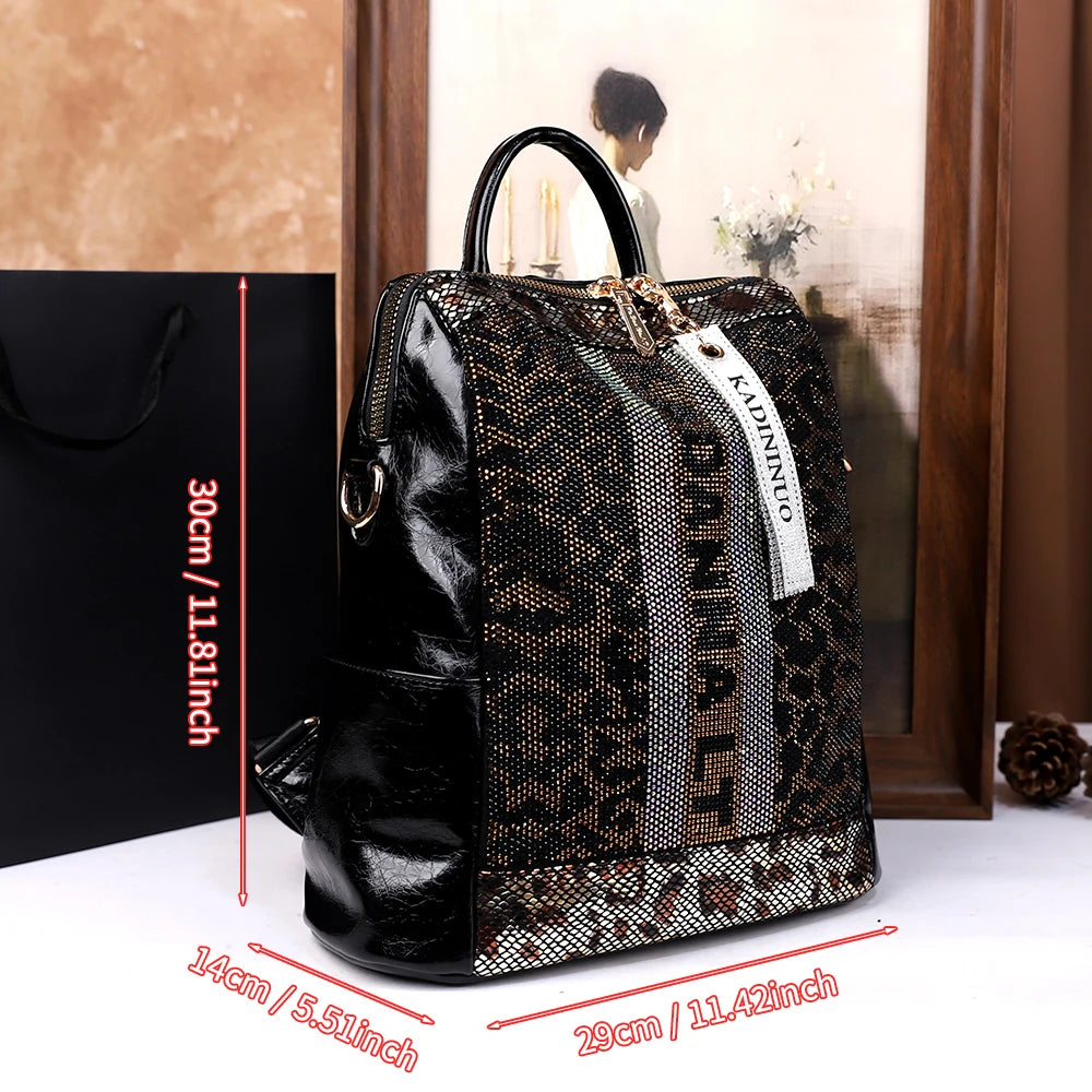 Three-In-One Backpack Softback Travel — Black | KIMLUD