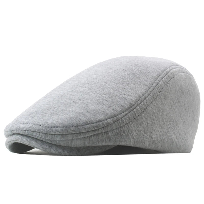 Retro Wool Cap Winter Classic Silhouette — Black | KIMLUD