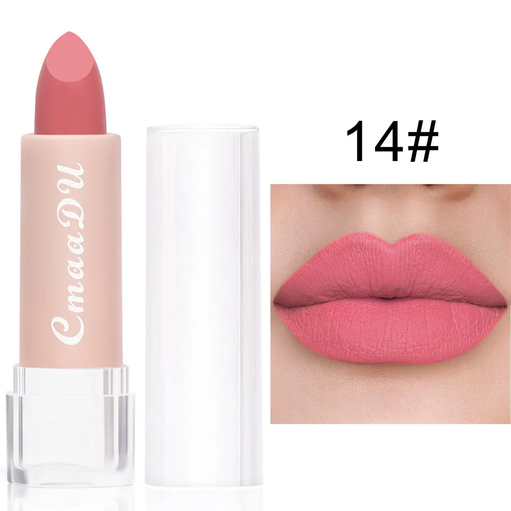 Lipstick – Waterproof Long-Lasting – Velvet Matte – Nude Pink | KIMLUD