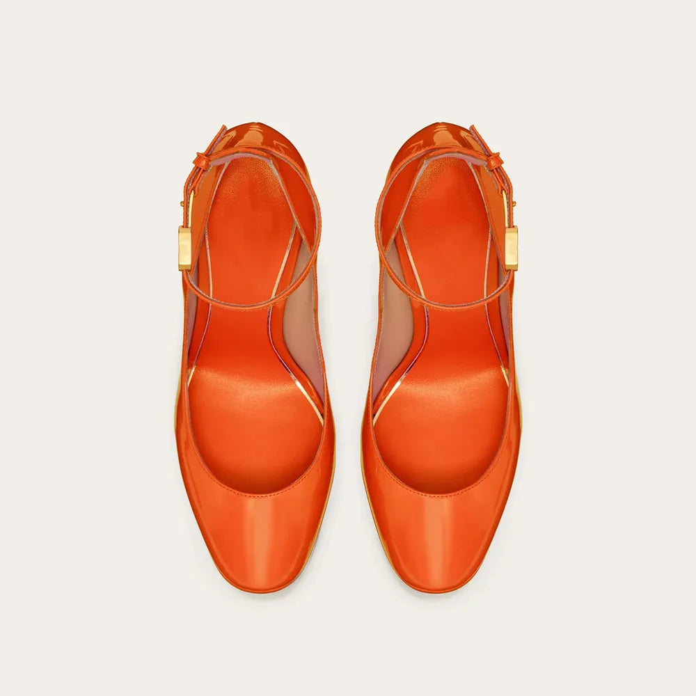 New Brand Women&#39;s Shoes Super High Heel Party Fashion Thick Sole Leather Shoes Bridal Shoes Wedding Party Shoes Women Summer