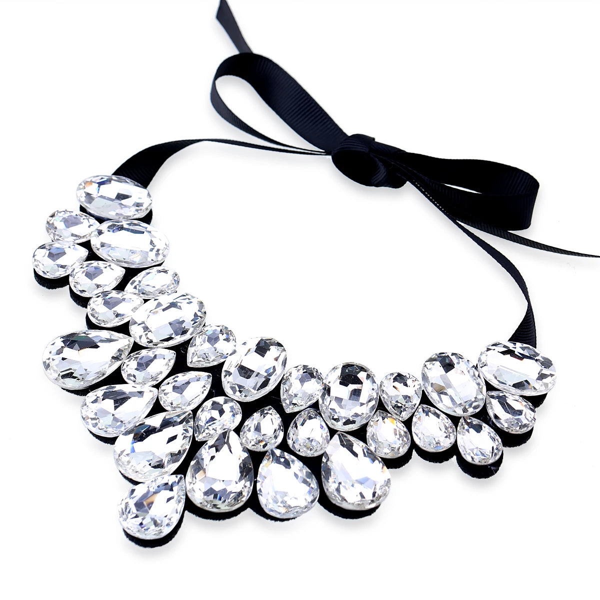 Crystal Bohemian Choker Necklace – Crystal – Choker | KIMLUD