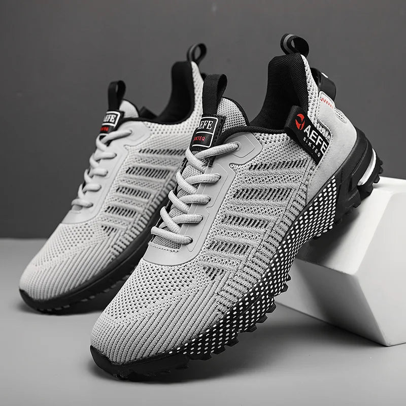 New Men Running Shoes Breathable Outdoor Sports Shoes Lightweight Sneakers for Men Comfortable Athletic Training Footwear