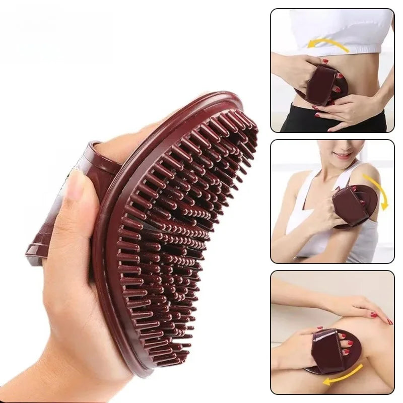 Universal Silicone Meridian Slimming Brush Body Beauty Leg Massage Tool Five Elements Dredging Health Care Scraping Equipment